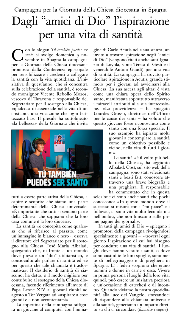 Tú también puedes ser santo