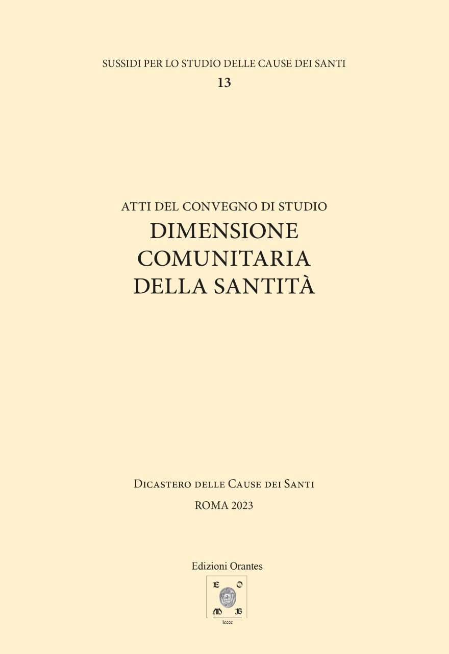 Dimensione comunitaria della santità
