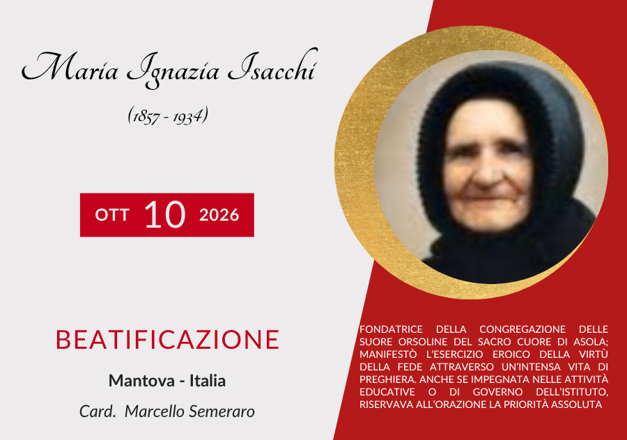 Beatificazione di Maria Ignazia Isacchi